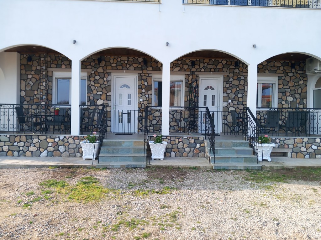 pARKING IN FRONT OF tHALASSOUDIS-HOUSE